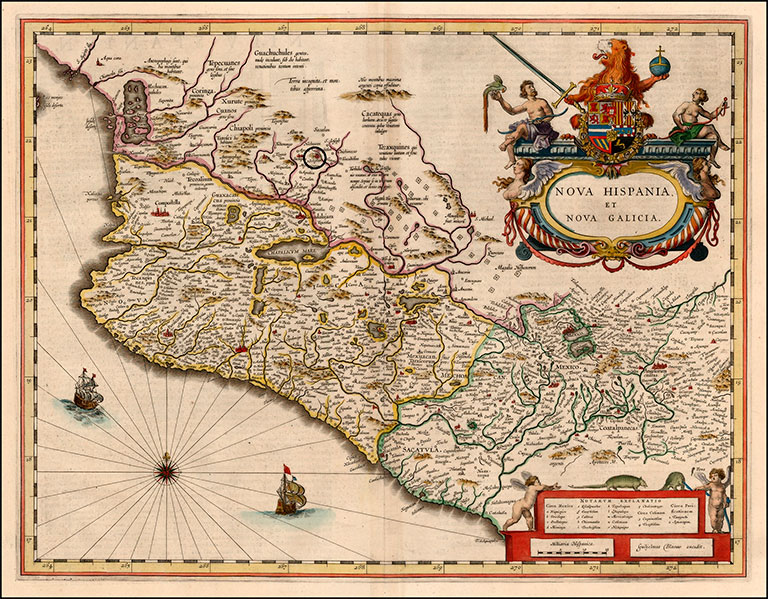 Mapa De Nueva Galicia En El Virreinato De Nueva España Historia Del Nuevo Mundo 2034