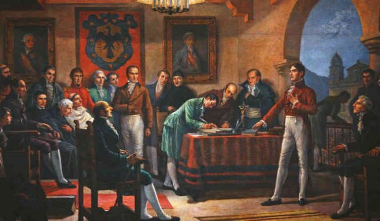 Cabildo abierto de Santafé de Bogotá, 20 de julio de 1810 - Historia